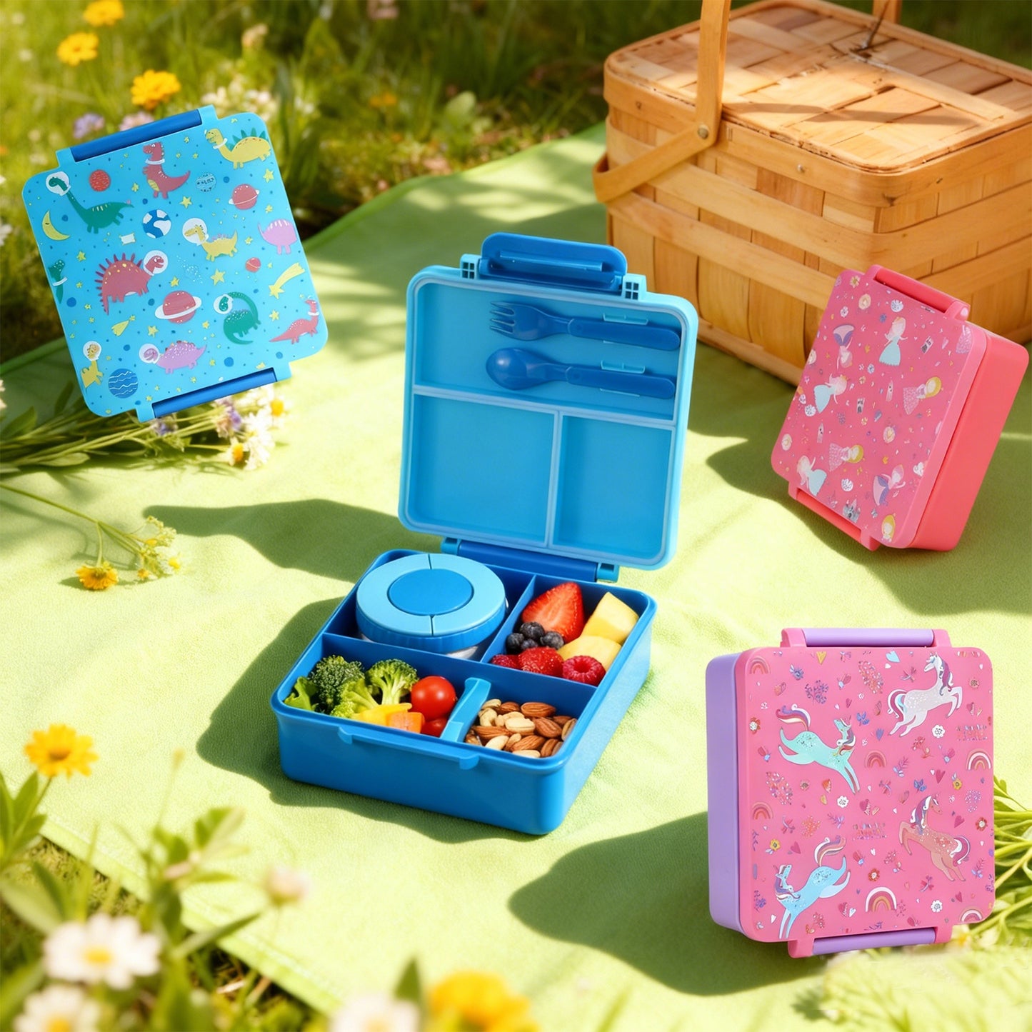 Bento Lunch Box with 8oz Soup Thermos